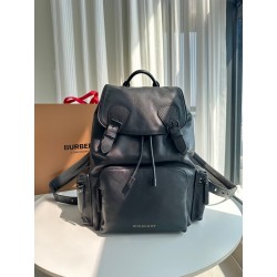 버버리 AVIATOR  로고 가죽 백팩 BU006 NMW