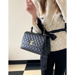 [홍콩명품.CHANEL] 샤넬 캐비어 코코핸들 미디움 토트백 GD