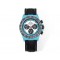 ROLEX 로렉스 롤렉스 데이토나 스테인레스 스틸 40-12.4MM 화이트/스카이블루 다이얼, 캔버스밴드