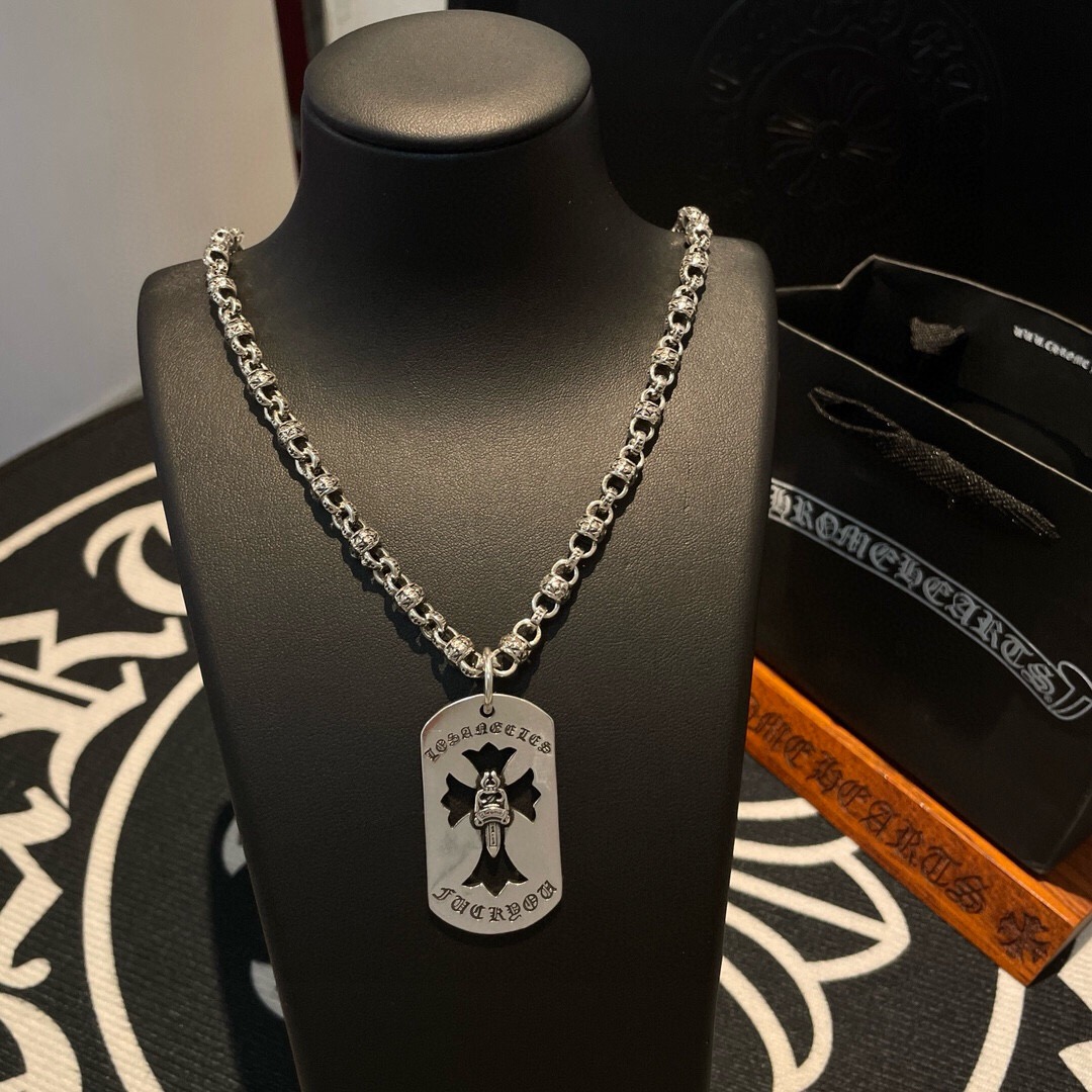 [홍콩명품.Chrome Hearts] 크롬하츠 25SS 로고  크로스로고 커플 목걸이, SN1000 SG1-A, 홍콩명품쇼핑몰,인터넷명품,온라인명품사이트,남자명품,해외직구
