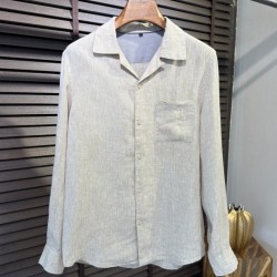 [홍콩명품.BRUNELLO CUCINELLI]브루넬로 쿠치넬리 2026 남성용 린넨셔츠 BL1501 HD 홍콩명품의류,구매대행,온라인명품