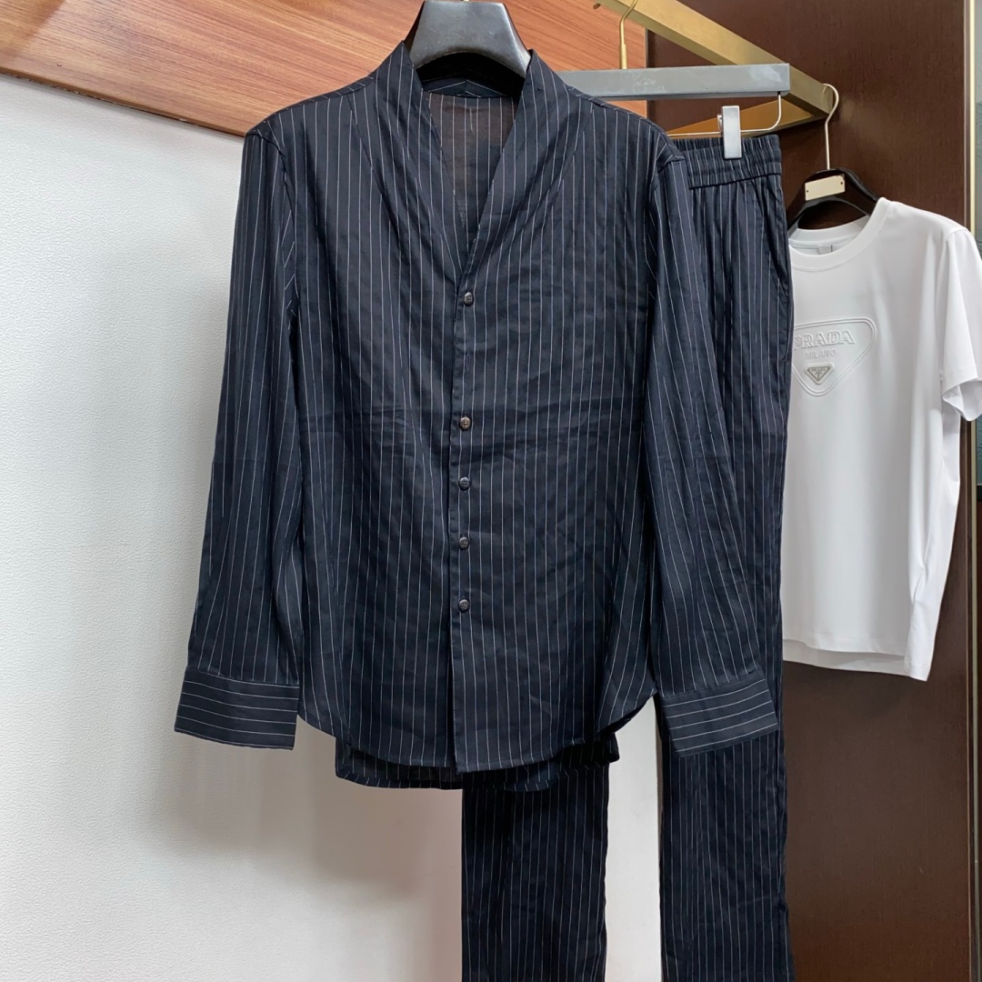 [홍콩명품.loro piana]로로피아나 2026 남성용 린넨 셔츠 세트 LP1203 HD 홍콩명품의류,구매대행,온라인명품