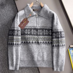 [홍콩명품.loro piana]로로피아나 2026 남성용 울혼방 풀오버 LP1681 HD  홍콩명품의류,구매대행,온라인명품